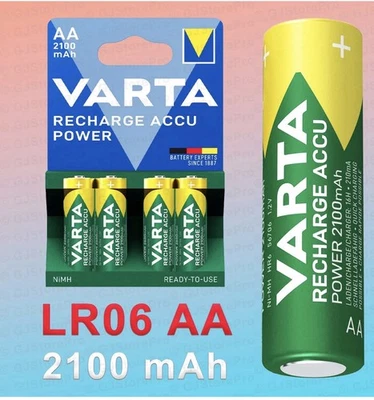 VARTA AA LR06 Rechargeable Ni-mh Ready2Use Accu prêt à l'emploi - Photo 1/4