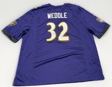 Eric Weddle Baltimore Ravens Nike Jersey Purple #32 Men’s XXL 2XL NFL Football