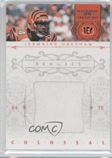2011 Playoff National Treasures Colossal Materials 39/85 Jermaine Gresham 0f3