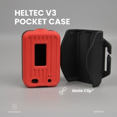 Heltec V3 Pocket Gehäuse 3D Druck  Meshtastic Case  LoRaAPRS
