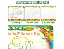 Jasonwell Aqua Water Doodle Mat 60x40 Inches Large Magic Drawing Doodling Mat