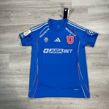 Adidas Jersey Universidad de Chile Mens Large Blue Home 2025 Soccer