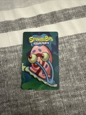 SpongeBob SquarePants Pineapple Arcade Coin Pusher Gary Rare Card  (NO BARCODE)
