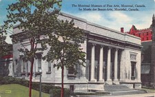 B219 Canada Montreal Museum of Fine Arts vintage postcard