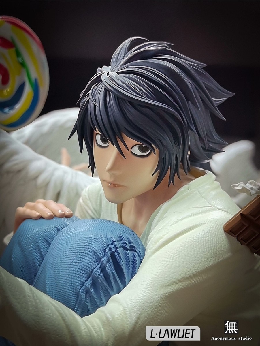New Anonymous Studio L·Lawliet Death Note Statue 1/6 Resin Figure