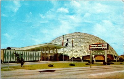 Vintage Postcard Alan B. Shephard Civic Center Virginia Beach VA