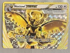 Pokémon TCG Noctowl BREAK Holo Rare XY 136 130HP 60+ Attack English Card on eBay