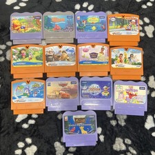  Lot of 13 VTech V.Smile Learning System Video Games Cartridges