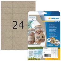 Herma Etiketten Braun 70,0 X 36,0 Mm, 20 Blatt