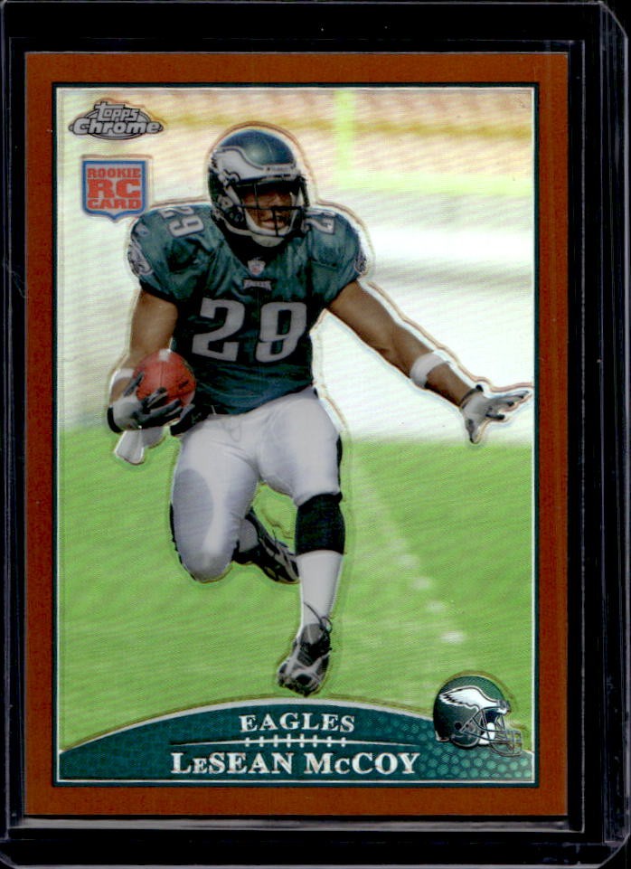2009 Topps Chrome LeSean McCoy RC Copper Refractor Rookie #541/649 Eagles