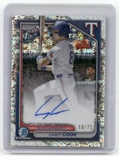 2024 Bowman Draft #CPA-CCY Casey Cook Autographs Sparkles Refractor #/71