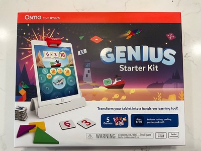 Brand New! OSMO GENIUS Starter Kit for use with iPad or iPhone, ages 6-10