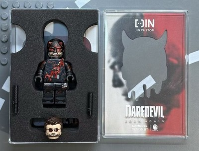 Jin Custom Minifigure Daredevil Custom (damaged version)