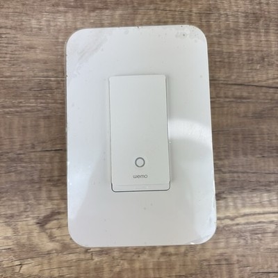 WeMo WiFi Smart Light Switch White Model with Schedule & Voice Control (WL8040 )