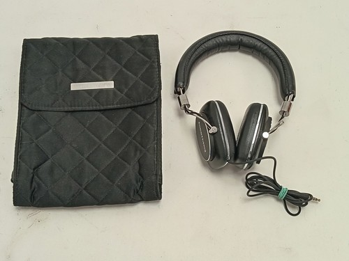 Bowers & Wilkins P5 Hi-Fi On-Ear Headphones & Pouch Black Wired Working GC - Picture 5 of 13