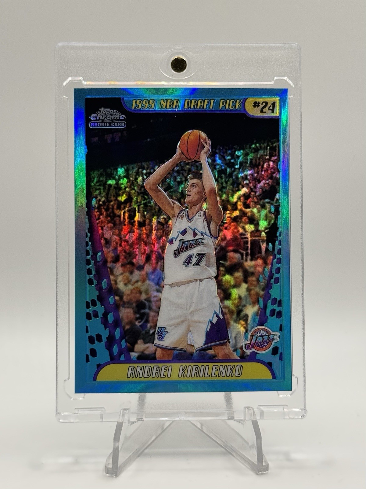 2001-02 Topps Chrome Rookie Card - Andrei Kirilenko #161 Refractor (RC) Jazz