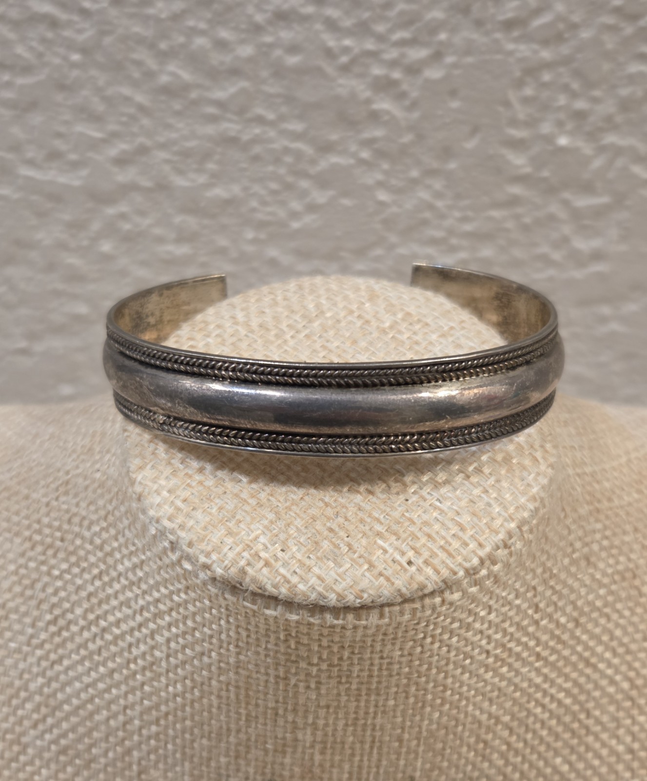 Vintage Ross-Simons Solid Sterling Silver Cuff Br… - image 3