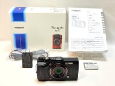 Olympus Tough TG-6 Black Waterproof Digital Camera Boxed Tested Near Mint