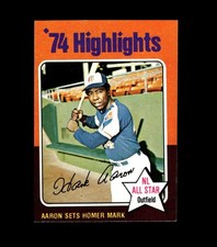 1975 Topps Mini Set-Break #  1 Hank Aaron EX-EXMINT *GMCARDS*