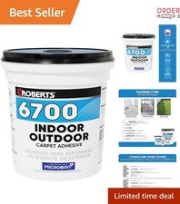 Indoor/Outdoor Carpet Adhesive Latex 1 Gallon Waterproof Non-flammable