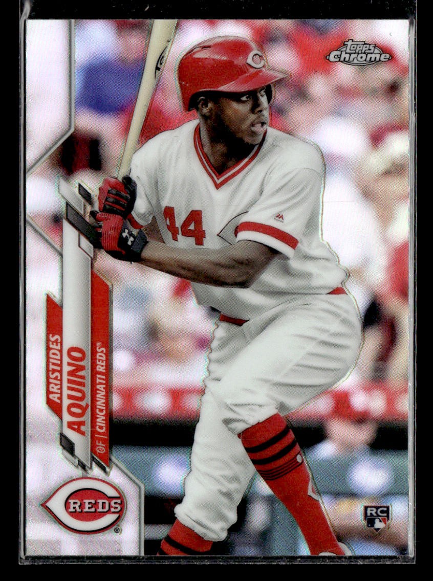 2020 Topps Chrome Aristides Aquino #111 Refractor Rookie