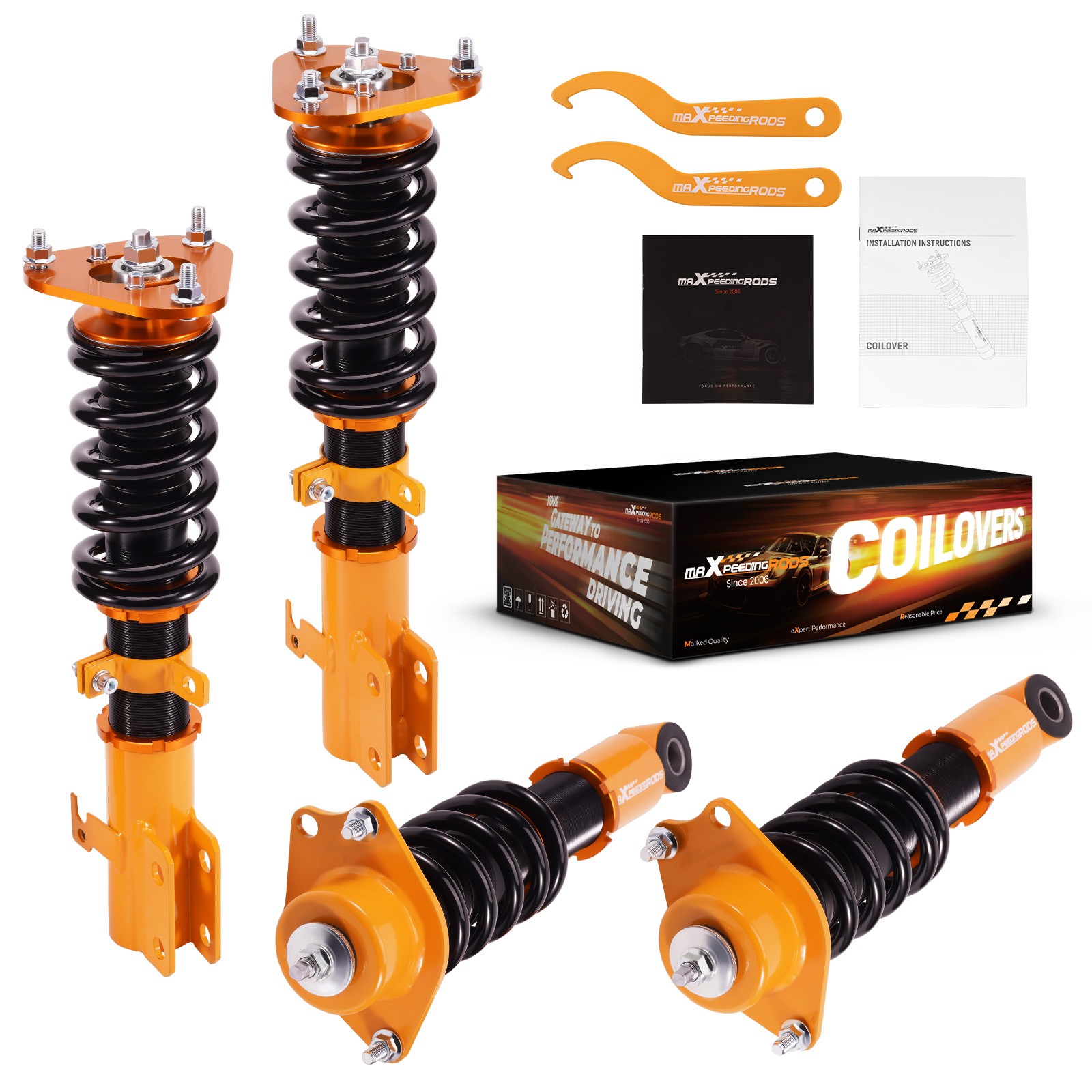 Coilovers Threaded Suspension For Toyota Corolla E12 E13 2003-2008