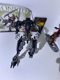 Lego BIONICLE  Toa Lhikan & Kikanalo Set 8811  Incomplete Set with manual