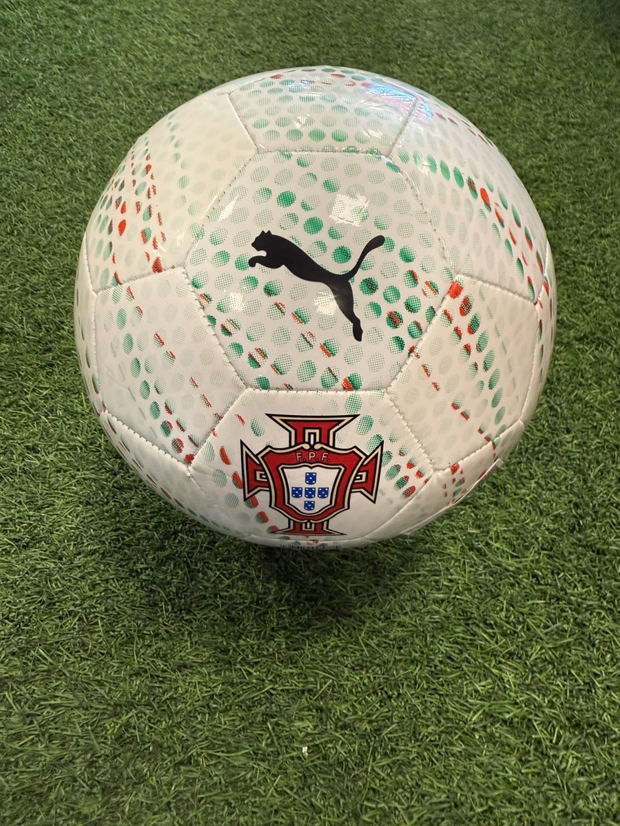 Puma Portugal FPF Fan Soccer Ball Size 5 - White/Red/Green | eBay