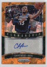 2019-20 Panini Prizm Penmanship Orange Ice Prizm Cam Reynolds #PM-CRN Auto 16uo
