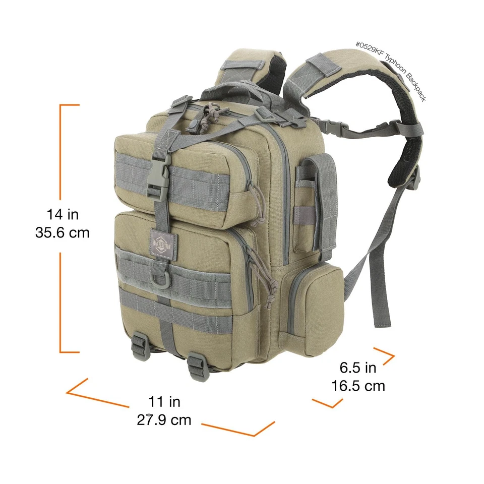 Mochila Typhoon (Khaki-Foliage) - Imagem 2 de 4