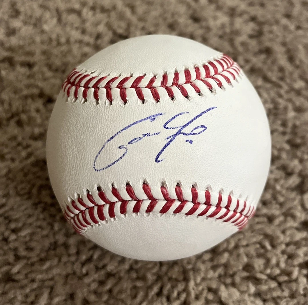 CHRISTIAN YELICH 直筆サインボール Christian Yelich MLB 原始亲笔签名的项目| eBay