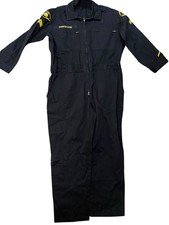 Vintage Law Pro Coveralls Mens 52R Black Utility Quartermaster