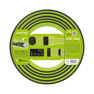Garten Schlauch 15m Universal Cellfast Quattro 4-Lagen UV-beständig