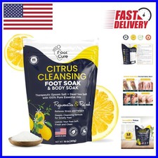 Ultimate Citrus Detox Foot Soak - 16oz Epsom Salt Blend for Blissful Relaxation