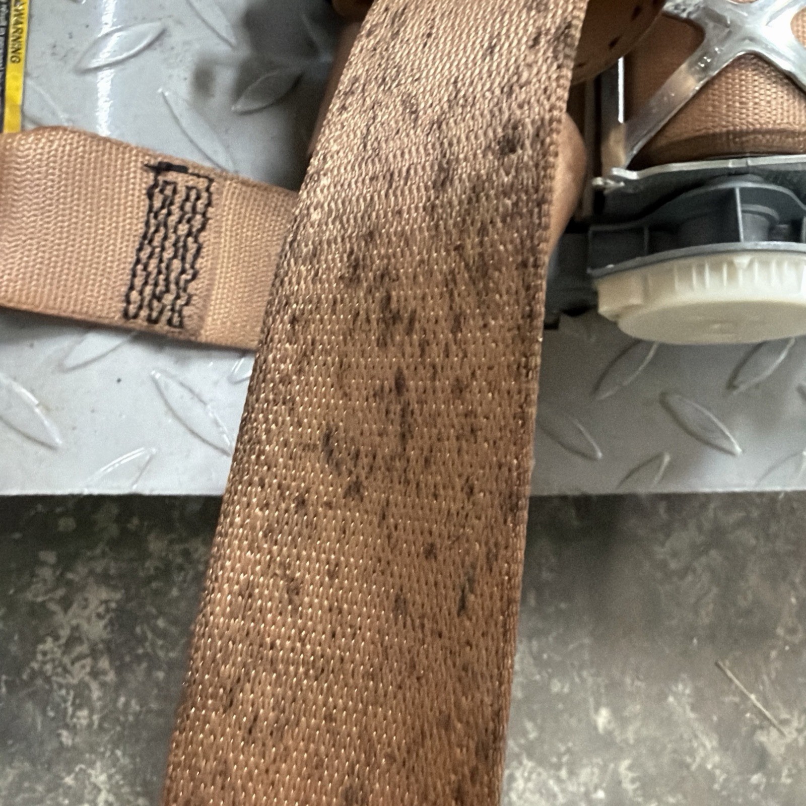 Ferrari 458 2011 Right Seat belt Beige P/N 84466200