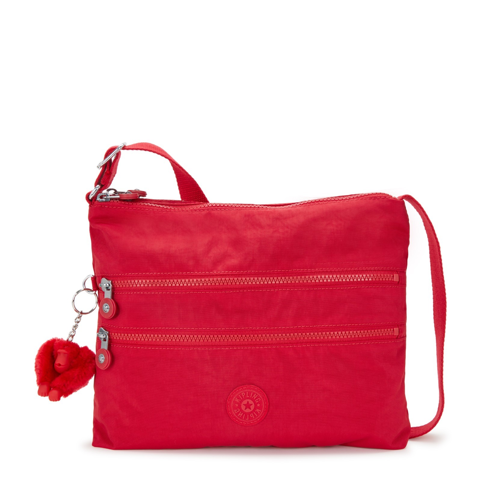 Kipling ALVAR Shoulder Bag Across Body - Red Rouge RRP £83
