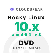 Rocky Linux 10.x amd64 v3 Bootable/Live Install DVD NEW