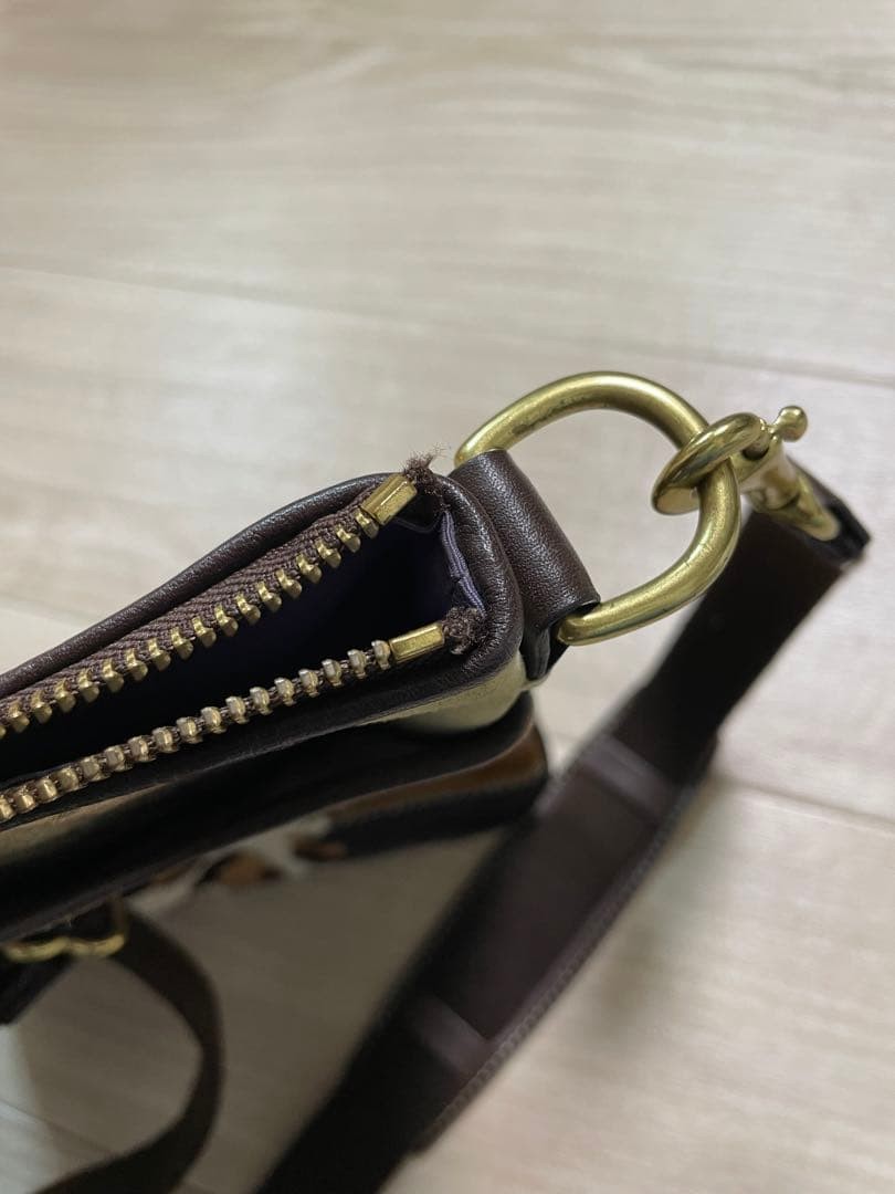 Coach Multi-Color Patchwork Pouch Leather Bag Adj… - image 6