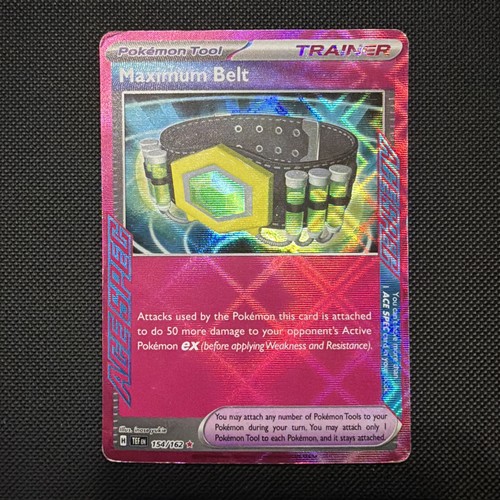 Maximum Belt 154/162 Holofoil - Pokemon TCG Temporal Forces