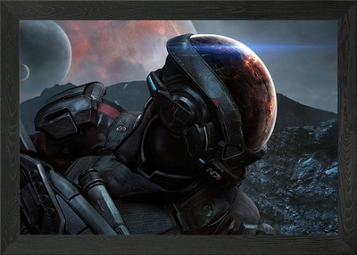 Mass Effect Andromeda gerahmtes Wandbild Poster Leinwanddruck Bild