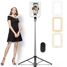 9 Outdoor Selfie Light - 72 Extendable Tripod...