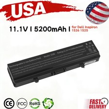 5200mAh Battery for Dell Inspiron 1526 1525 1545 1546 Pp29l Pp41l Rn873 XR693