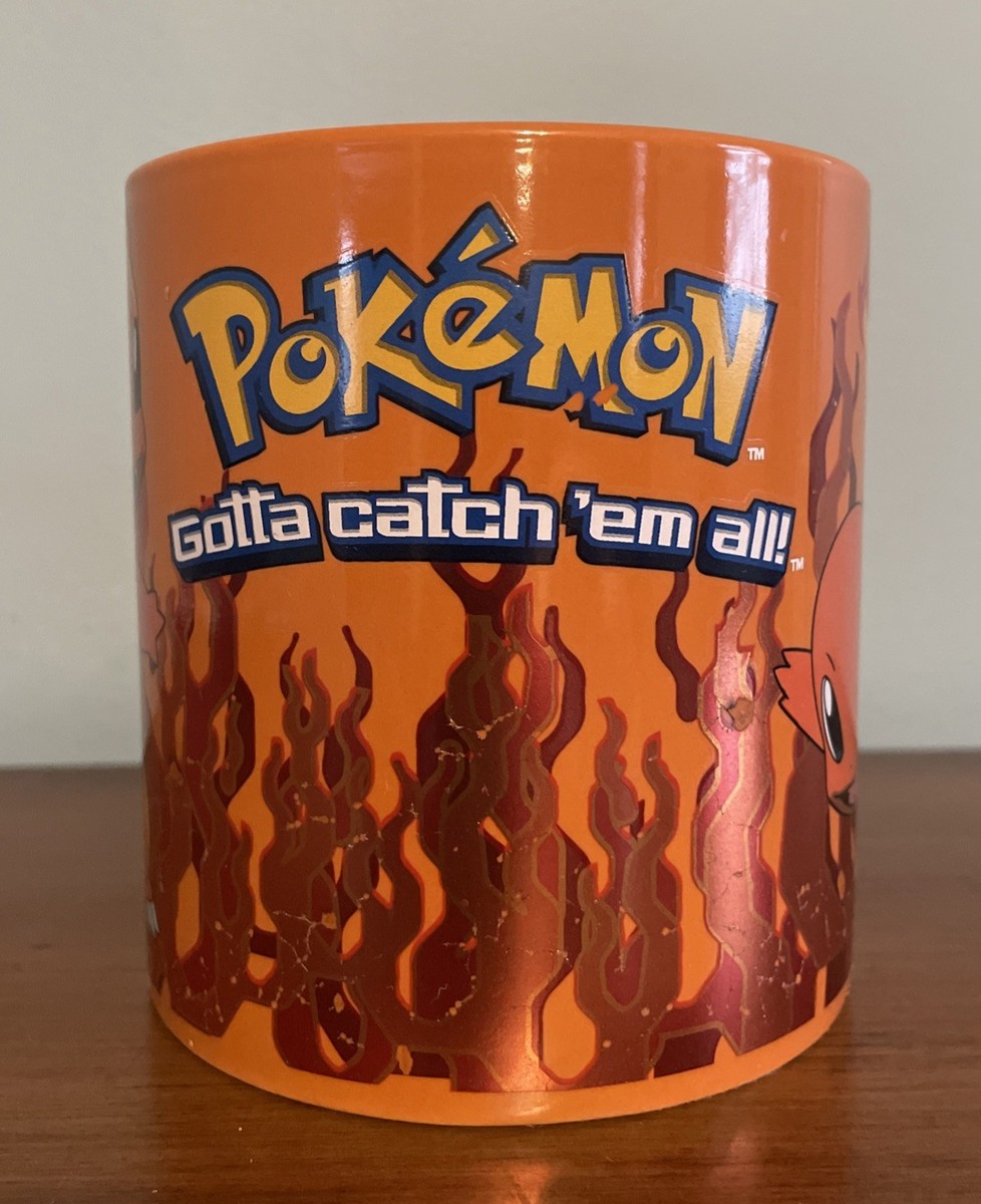 Just Funky Pokemon Charmander Orange Foil Print Ceramic 20oz