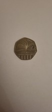 ***VERY RARE *** Public  Libraries 1850-2000 circulated 50p coin