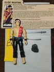 GI JOE Vintage Action Figure QUICK KICK Complete with File Card 1985