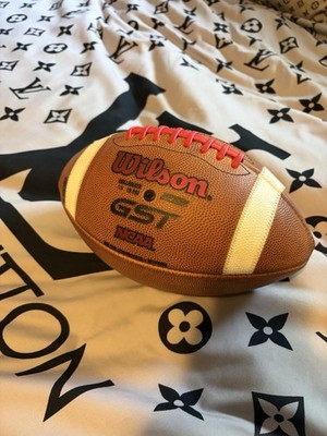 Wilson GST Composite Game Football - Brown Red