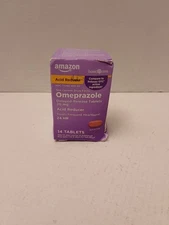 Amazon Basic Care Omeprazole Delayed Release Tablets 20 mg, 14 Count