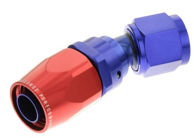 Red Horse Performance Brass Hose End Adapter - High-Performance Racing Fuel Line