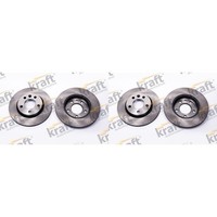 2X Kraft 294Mm Bremsscheiben Hinten Passend FüR VW Multivan Transporter | 605053