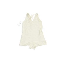 Athleta Retreat Linen Romper XXS Beige Sleeveless V-Neck Linen Blend NEW